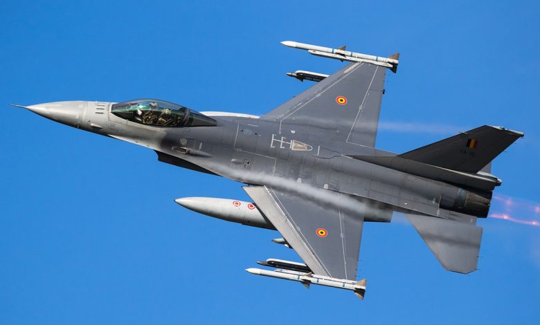 An F-16 military aircraft