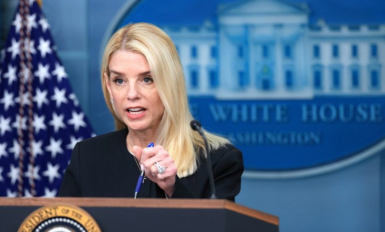 Pam Bondi speaking