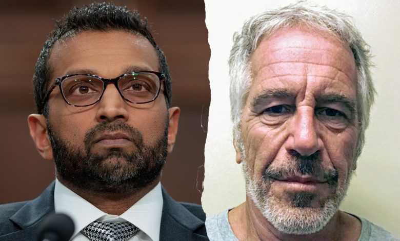 Kash Patel and Jeffrey Epstein