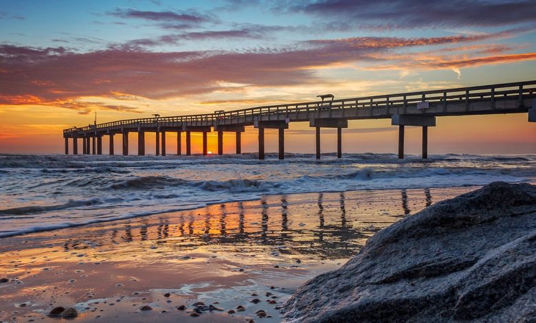 St. Augustine Pier at dawn