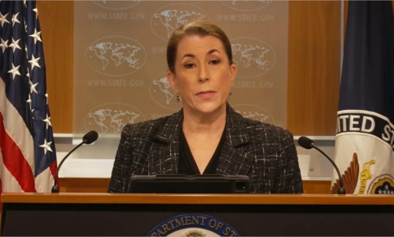 State Department spokeswoman Tammy Bruce