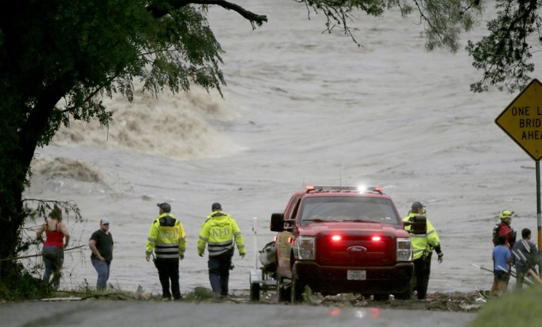 First responders search for individuals after devastating Texas flood