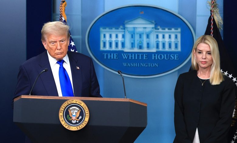 Trump with Pam Bondi